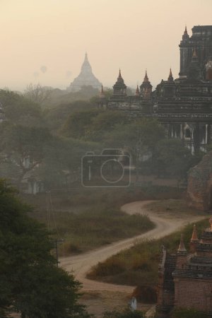 Photo for Bagan landscape during early morning - Royalty Free Image
