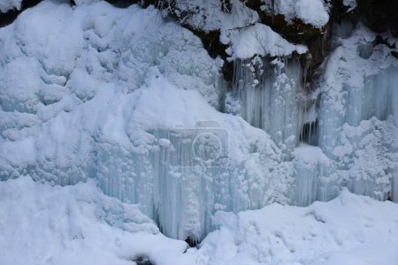 Foto de Cristal de hielo de carámbano, primer plano - Imagen libre de derechos