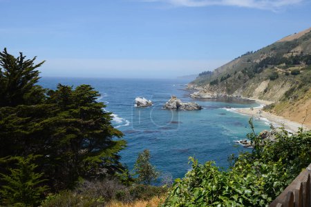 Photo for Scenic shot of beautiful California coast, USA - Royalty Free Image