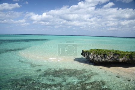 Photo for Okinawa Crystal Sea background view - Royalty Free Image