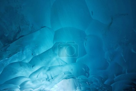 Foto de Cueva de hielo en Alaska vista de fondo - Imagen libre de derechos