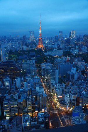 Téléchargez les photos : Tokyo tour vue arrière-plan - en image libre de droit