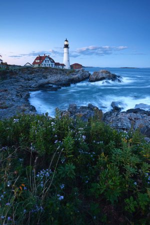 Photo for Portland headlight background view - Royalty Free Image