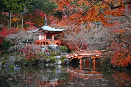 Téléchargez les photos : Ancien temple à Kyoto, vue de jour - en image libre de droit