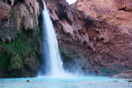 Photo for Beautiful view of Havasu waterfall. Nature background - Royalty Free Image