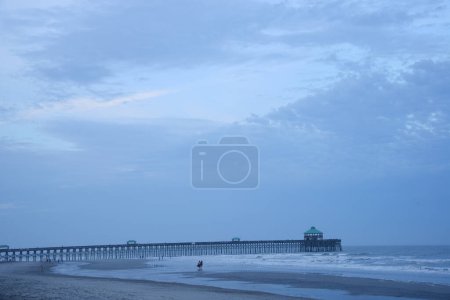 Photo for Scenic shot of beautiful beach for background - Royalty Free Image