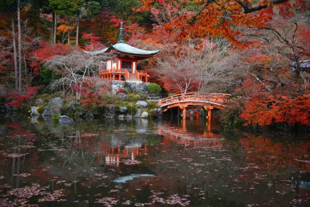 Téléchargez les photos : Temple à Kyoto vue panoramique - en image libre de droit