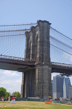 Photo for View of Brooklyn Bridge, New York City - Royalty Free Image