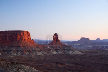 Photo for Scenic aerial shot of beautiful canyon on sunset - Royalty Free Image