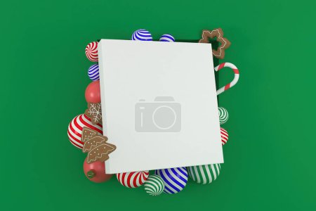 Photo for 3d illustration for new year holidays and Christmas - Royalty Free Image