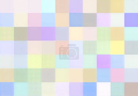 Photo for Pastel colour squares view - Royalty Free Image