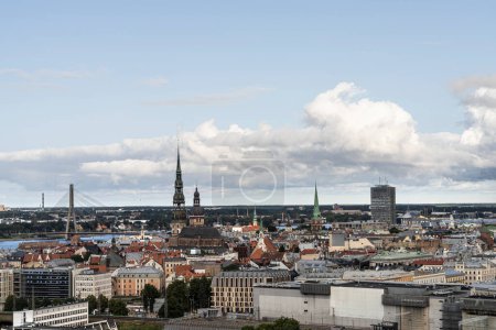 Foto de El panorama de Riga, Letonia - Imagen libre de derechos