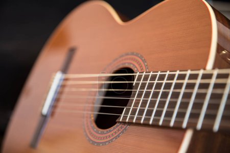 Photo for The acoustic guitar close-up - Royalty Free Image