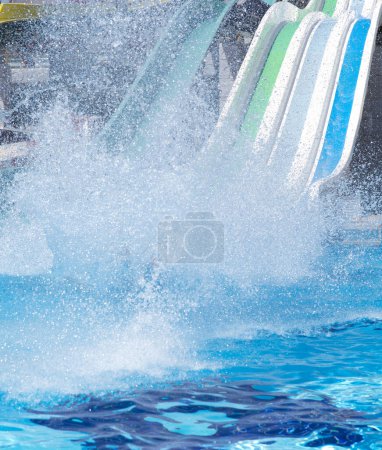 Photo for Water slides close up - Royalty Free Image