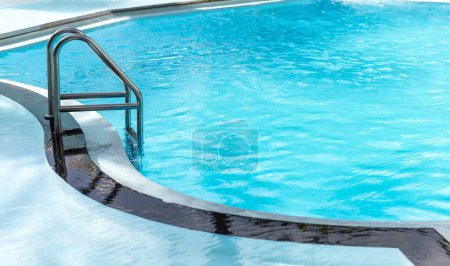Photo for Swimming Pool Steps close up - Royalty Free Image