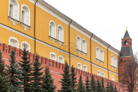 Foto de Moscú Kremlin pared y torre - Imagen libre de derechos