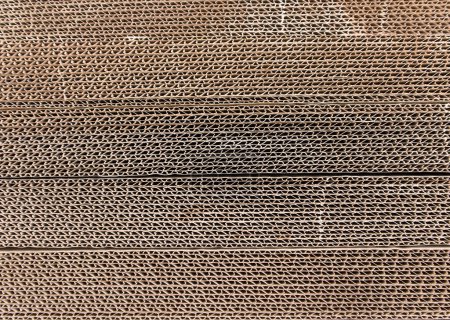 Photo for Corrugated paper edges textured background - Royalty Free Image