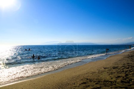Foto de "Mañana en la playa de Salinas en Cabo de Gata, Almería" - Imagen libre de derechos