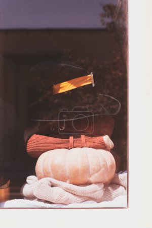 Téléchargez les photos : Halloween dame avec tasse de sorcière - en image libre de droit