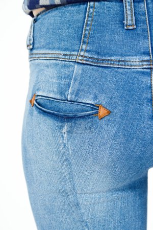 Photo for Jeans pocket, close up view - Royalty Free Image