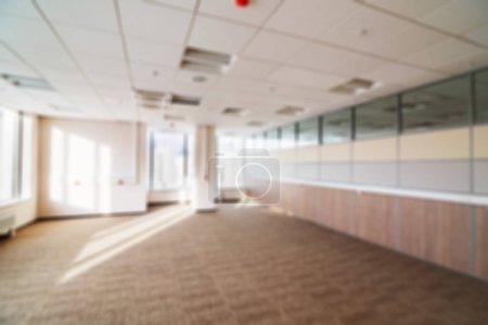 Photo for Common office building interior, blur background - Royalty Free Image