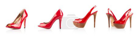 Foto de Zapatos rojos de tacón alto - Imagen libre de derechos