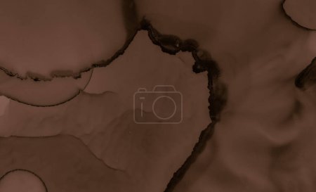 Photo for Paint Chocolate Texture. Dark Coffee Wallpaper. - Royalty Free Image