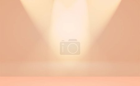 Foto de "desenfoque abstracto de pastel hermoso melocotón rosa color cielo cálido tono de fondo para el diseño como bandera, presentación de diapositivas u otros" - Imagen libre de derechos