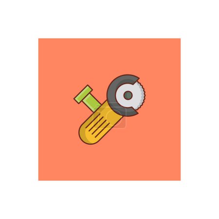 Photo for Cutter icon line illustration - Royalty Free Image