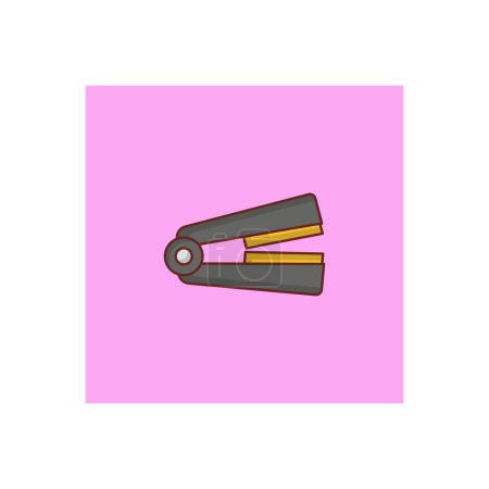 Photo for Straighter icon, colorful illustration - Royalty Free Image