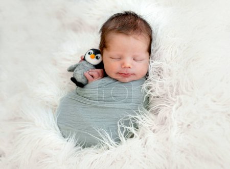 Photo for Newborn baby boy portrait - Royalty Free Image