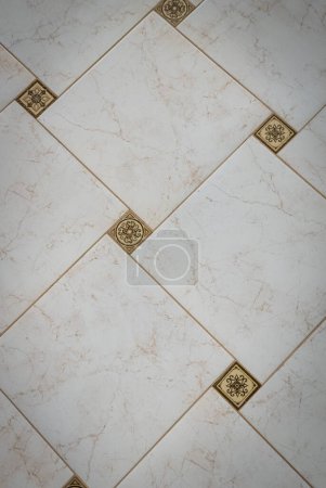 Photo for "Ceramic tiles flooring - texture of natural ceramic floor" - Royalty Free Image