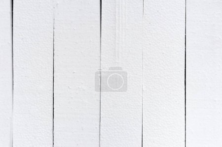 Photo for "White polystyrene foam, material for packaging or craft applications" - Royalty Free Image