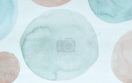 Photo for Blue Scribble Circle Textile. Decorative Radial - Royalty Free Image
