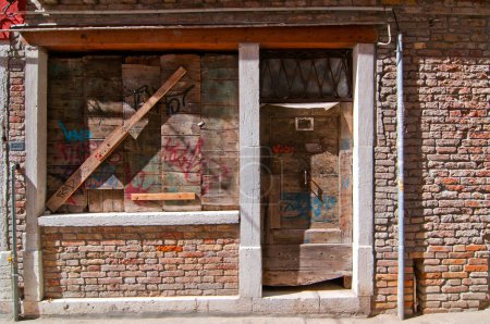 Foto de Venecia Italia puerta vieja - Imagen libre de derechos
