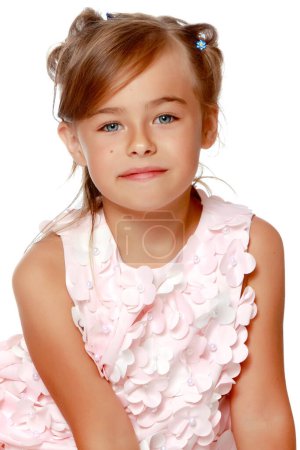 Photo for Portrait of a beautiful little girl - Royalty Free Image