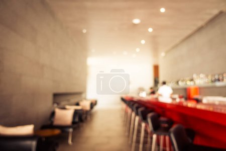 Téléchargez les photos : Buffet abstrait flou et déconcentré au restaurant de l'hôtel - en image libre de droit