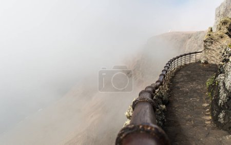 Photo for Touristic path in rocks on Canary Island - Royalty Free Image