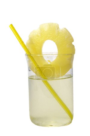 Photo for Pineapple juice in the glass - Royalty Free Image