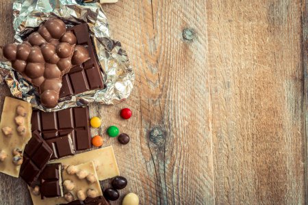 Foto de Chocolate y caramelos, vista de cerca - Imagen libre de derechos
