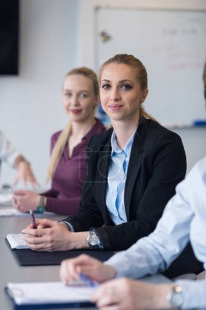 Photo for Young business people group on team meeting at modern office - Royalty Free Image