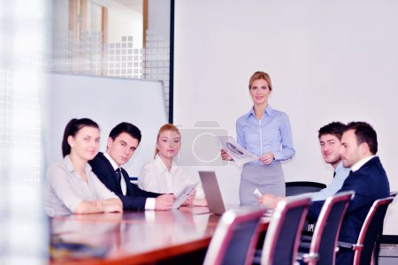 Photo for Business people in a meeting at office - Royalty Free Image