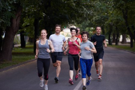 Photo for Group of people jogging - Royalty Free Image