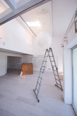 Photo for Ladder in Interior of apartment - Royalty Free Image