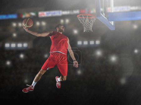 Téléchargez les photos : Joueur de basket en action - en image libre de droit