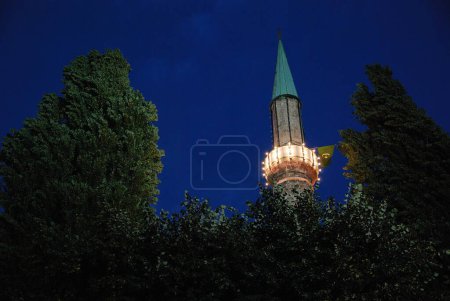 Photo for Beautiful historical islam mosque at night - Royalty Free Image