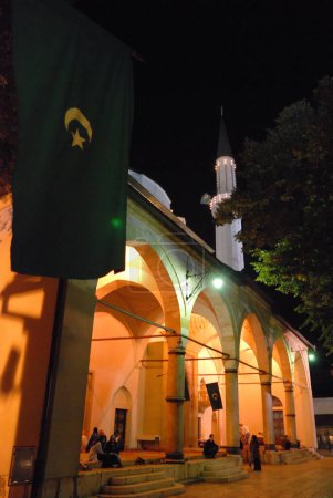 Photo for Beautiful islamic mosque at night - Royalty Free Image