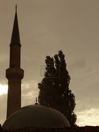 Photo for Beautiful historical islam mosque at sunset - Royalty Free Image