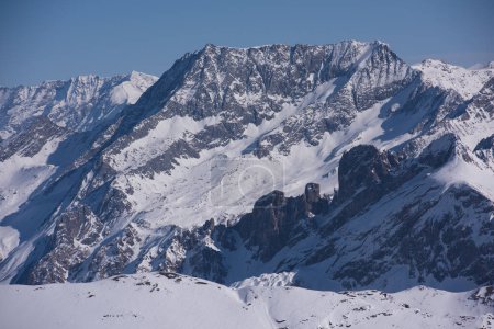 Foto de "beautiful landscape of mountain on winter" - Imagen libre de derechos