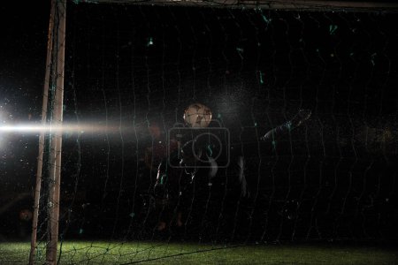 Photo for Soccer player. goal keeper on field - Royalty Free Image
